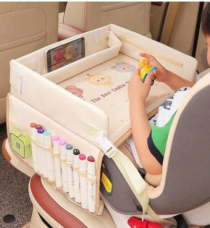 Multifunctional Car Seat Travel Tray for Kids