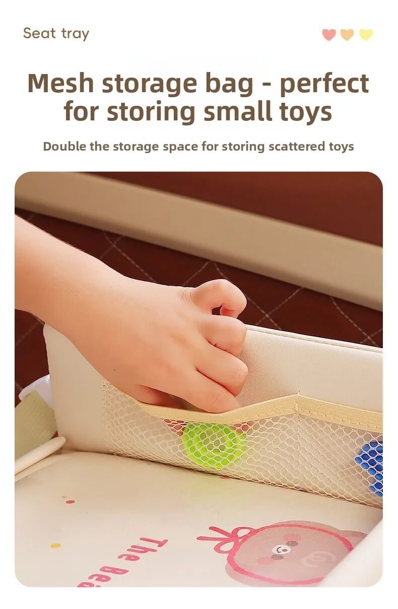 Multifunctional Car Seat Travel Tray for Kids