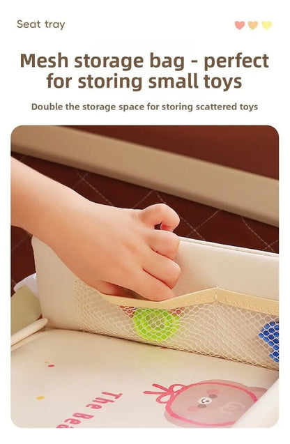 Multifunctional Car Seat Travel Tray for Kids